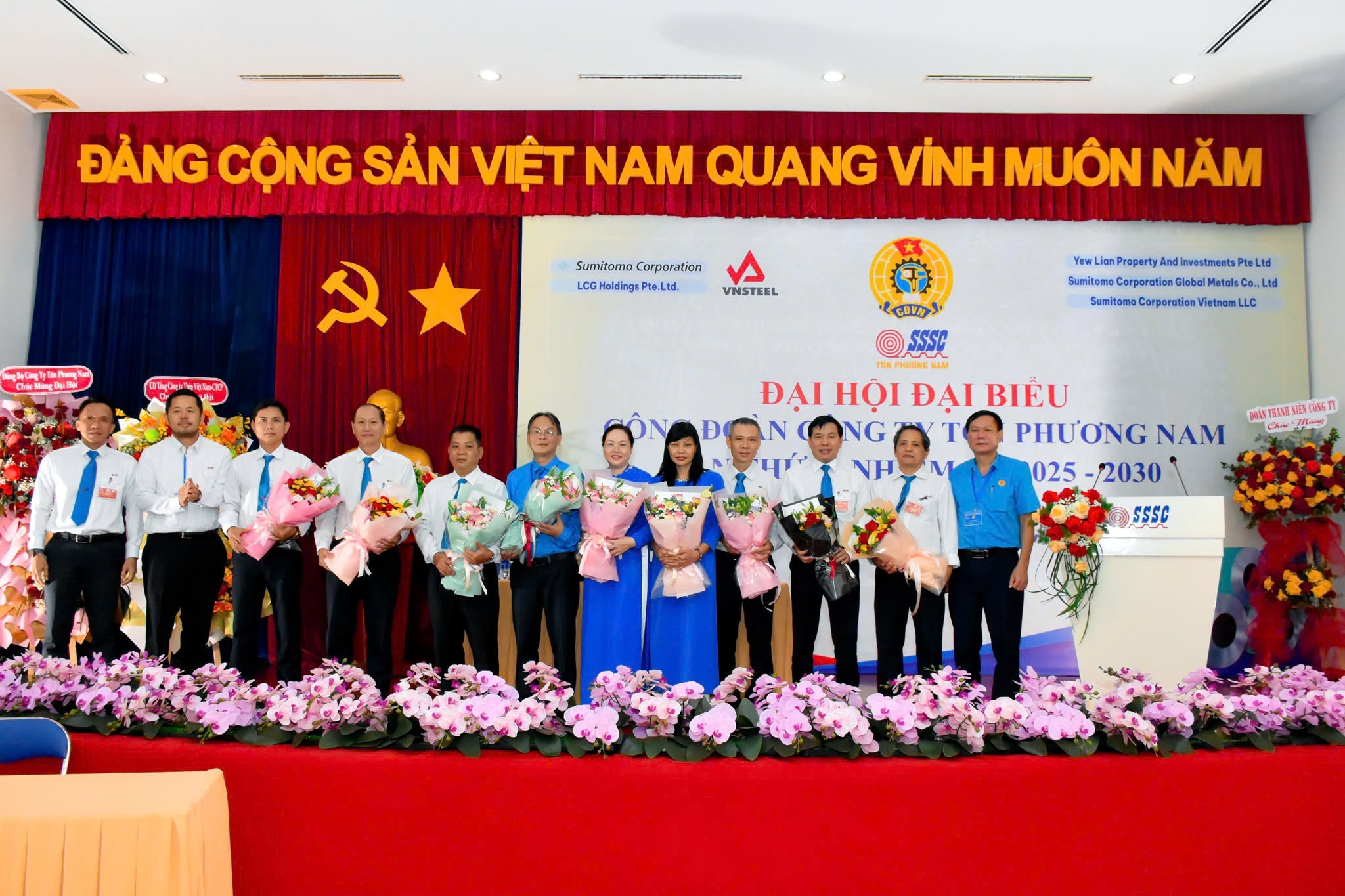 ĐẠI HỘI ĐẠI BIỂU CÔNG ĐOÀN CÔNG TY TÔN PHƯƠNG NAM LẦN THỨ X, NHIỆM KỲ 2025 – 2030