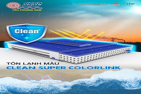 TÔN LẠNH MÀU CLEAN SUPER COLORLINK VIỆT-NHẬT