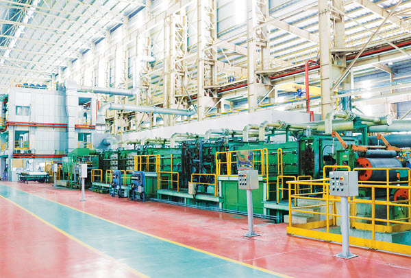 Color coating line