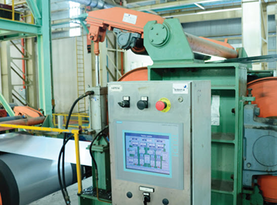 Continuous galvanizing line